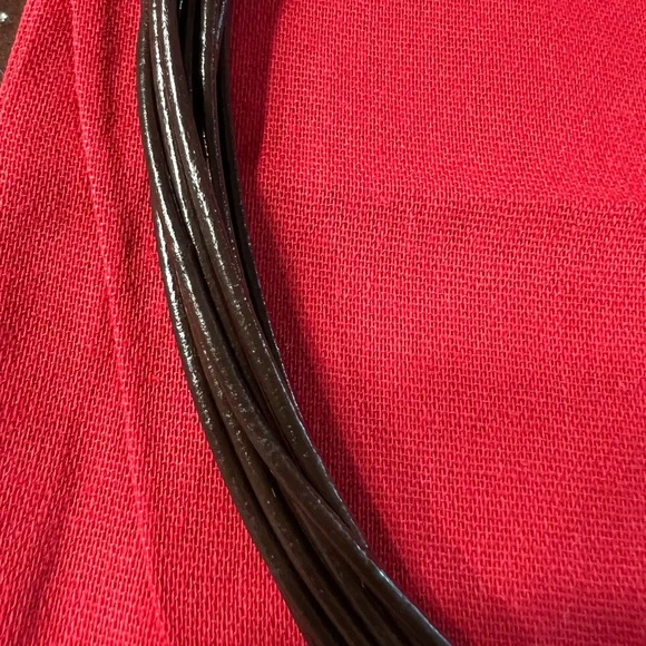 UNOde50 Meeting Point necklace gold/brown 16” NEW - Picture 5 of 6